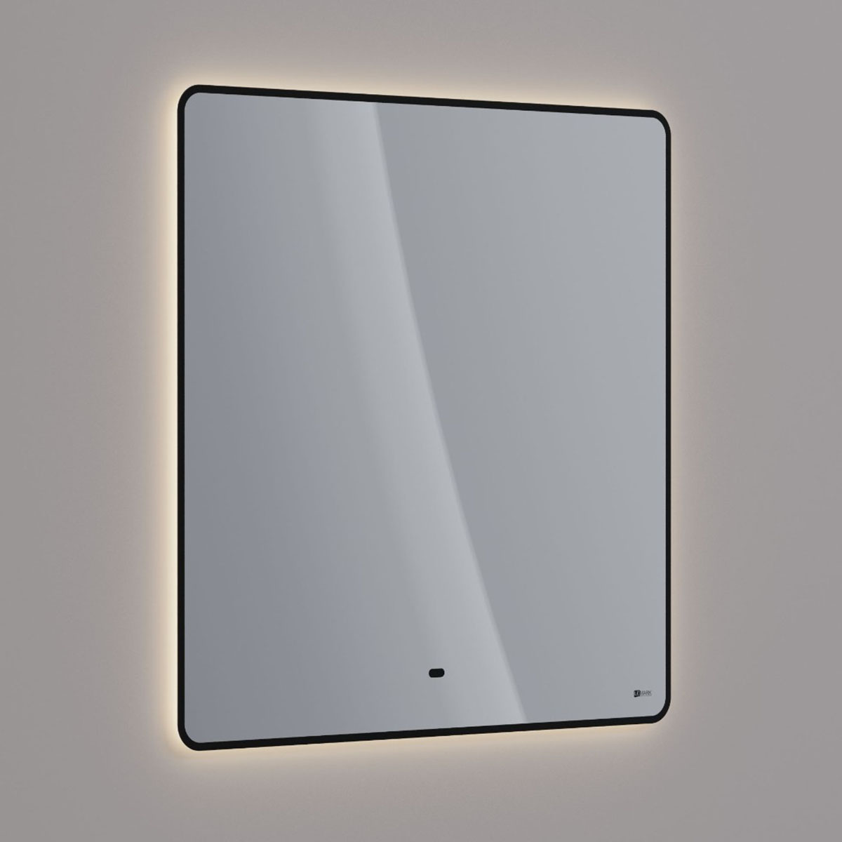 Зеркало Lemark MIOBLACK 80х80см с интерьерной подсветкой, с подогревом Зеркало Lemark MIOBLACK 80х80см с интерьерной подсветкой, с подогревом