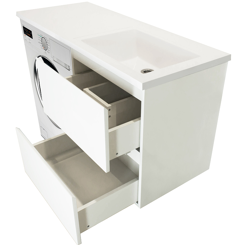 Комплект мебели Dallas Luxe 1000х482 правосторонний подвесной 2 ящика (ШхГхВ) 358х476х607 Комплект мебели Dallas Luxe 1000х482 правосторонний подвесной 2 ящика (ШхГхВ) 358х476х607