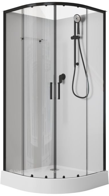 Душевая кабина Aquanet Passion EVO R black 90x90 набор 1 Душевая кабина Aquanet Passion EVO R black 90x90 набор 1