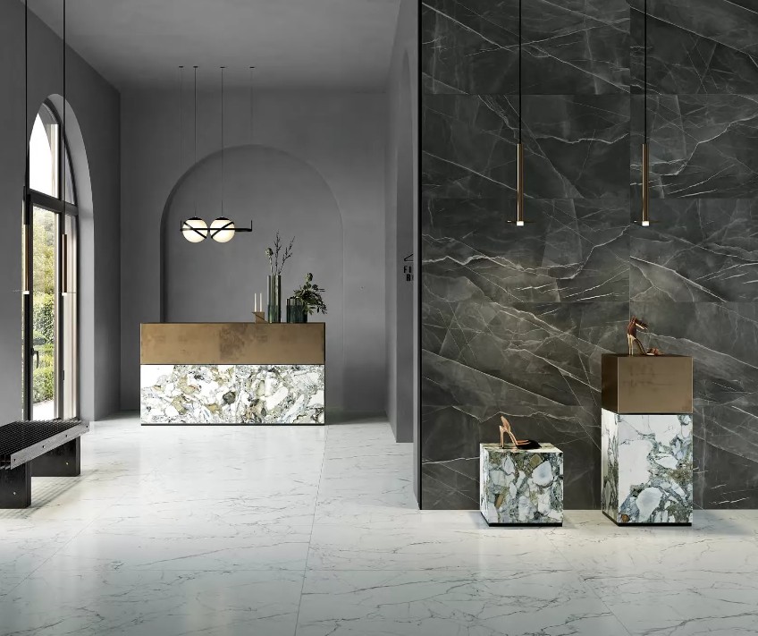 Керамогранит K951838LPR01VTE0 CityMarble Калакатта Блэк (60см*60см*9мм) (4шт/1,44м2) Лаппатированный, м2 Керамогранит K951838LPR01VTE0 CityMarble Калакатта Блэк (60см*60см*9мм) (4шт/1,44м2) Лаппатированный, м2