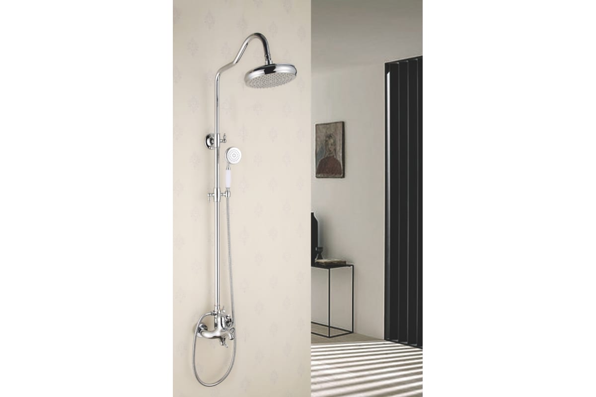 Душевая система латунь хром R0136 Душевая система латунь хром R0136