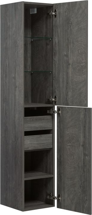 Шкаф-пенал для ванной Aquanet Nova 35 дуб рошелье Шкаф-пенал для ванной Aquanet Nova 35 дуб рошелье