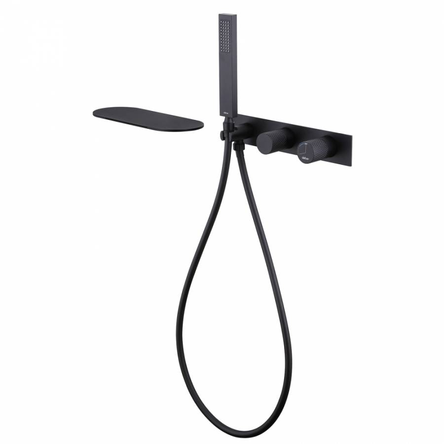 Смеситель ABBER Rund AF8731B для ванны скрытого монтажа, черный матовый Смеситель ABBER Rund AF8731B для ванны скрытого монтажа, черный матовый