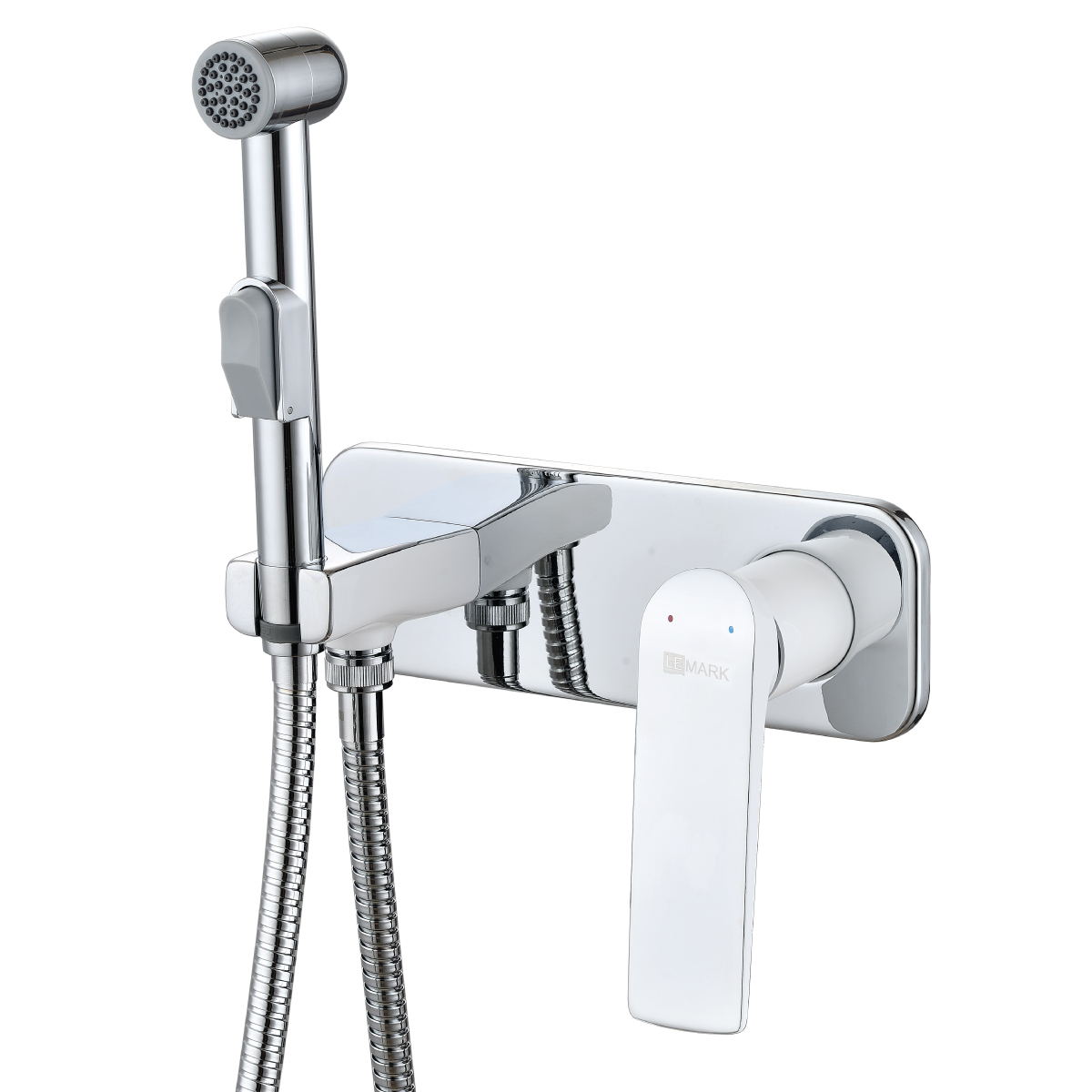 Смеситель Lemark Allegro LM5919CW с гигиеническим душем, встраиваемый Смеситель Lemark Allegro LM5919CW с гигиеническим душем, встраиваемый