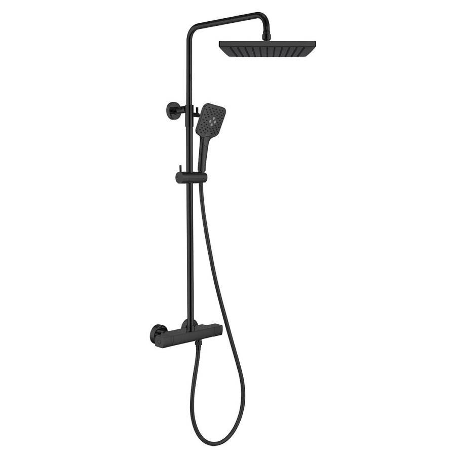 Душевая стойка Next VSFS-1N0TMB термостатическая, черный Душевая стойка Next VSFS-1N0TMB термостатическая, черный