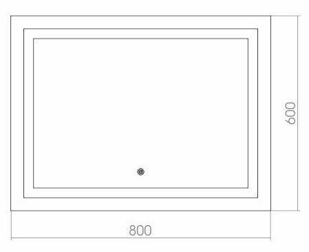 Зеркало Creto Amelia 80х60 Зеркало Creto Amelia 80х60