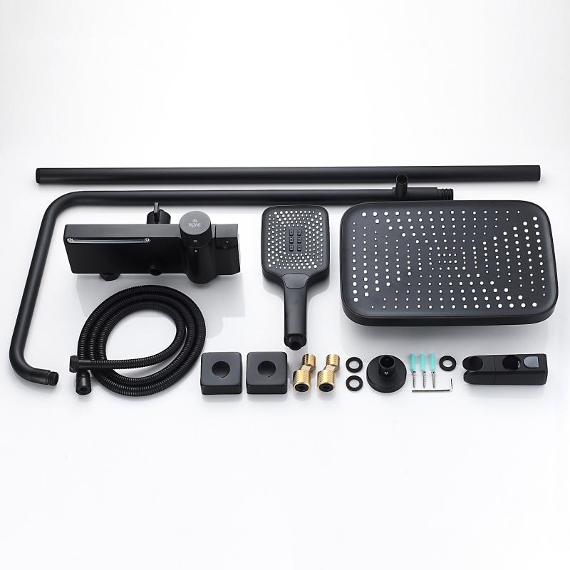 Душевая стойка с термостатом ROSE R18H R1896H-6 Душевая стойка с термостатом ROSE R18H R1896H-6