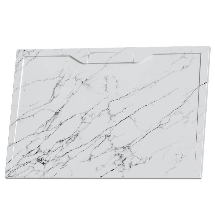 Душевой поддон прямоугольный RGW STE MW Белый мрамор  800x1200 Душевой поддон прямоугольный RGW STE MW Белый мрамор  800x1200