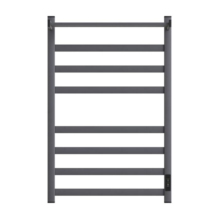 Полотенцесушитель электрический Point Меркурий PN83858PGR П7 500x800 с полкой, диммер справа, графит премиум Полотенцесушитель электрический Point Меркурий PN83858PGR П7 500x800 с полкой, диммер справа, графит премиум