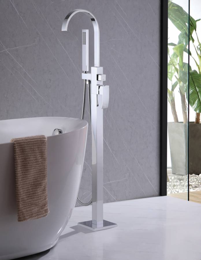 Смеситель ABBER Wasserfall AF8615 напольный, хром Смеситель ABBER Wasserfall AF8615 напольный, хром