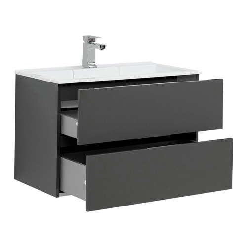 Мебель для ванной Aquanet Алвита 80 серый антрацит Мебель для ванной Aquanet Алвита 80 серый антрацит