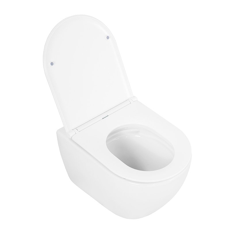 STYLUS-TOR Чаша подвесного унитаза безободкового с системой смыва "Торнадо",  CZR-6601-TH-TOR STYLUS-TOR Чаша подвесного унитаза безободкового с системой смыва "Торнадо",  CZR-6601-TH-TOR