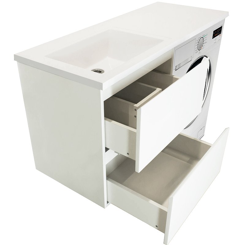 Комплект мебели Dallas Luxe 1000х482 левосторонний подвесной 2 ящика (ШхГхВ) 358х476х607 Комплект мебели Dallas Luxe 1000х482 левосторонний подвесной 2 ящика (ШхГхВ) 358х476х607