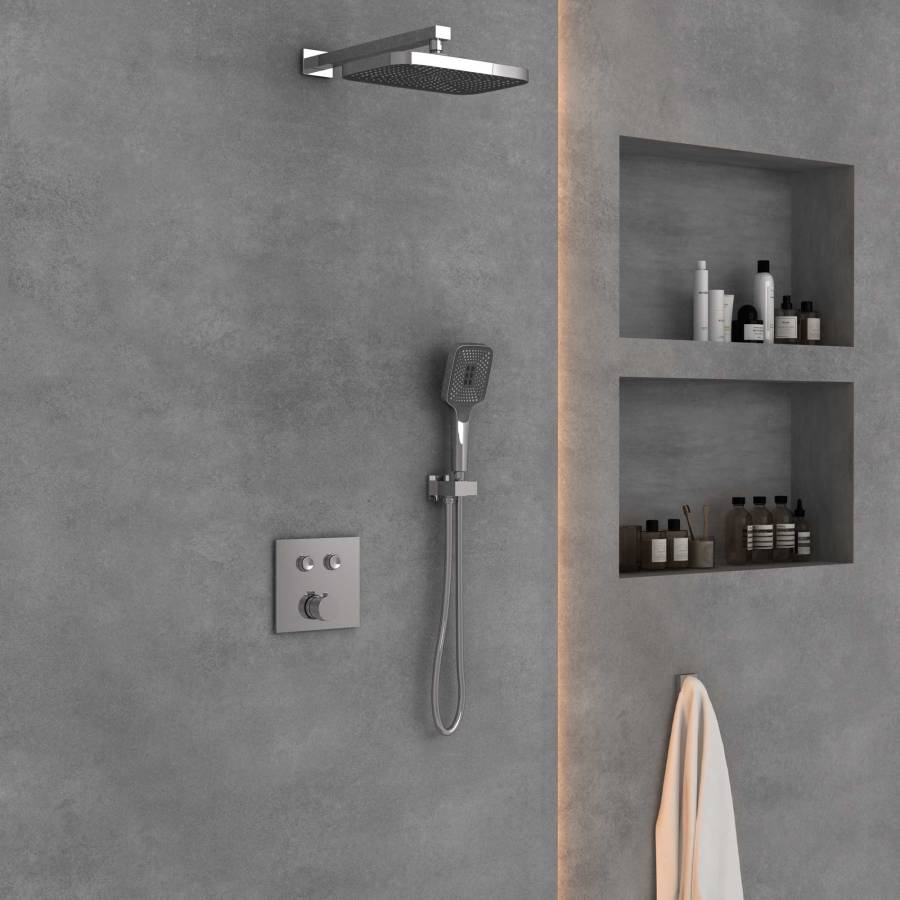 Душевой комплект VSFW-4211CH встраиваемый, 2 режима, хром Душевой комплект VSFW-4211CH встраиваемый, 2 режима, хром