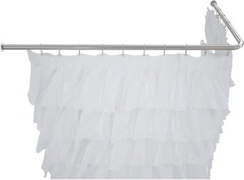 Карниз для ванны Aquanet Brize угловой 160x90 хром Карниз для ванны Aquanet Brize угловой 160x90 хром