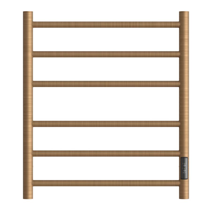 Полотенцесушитель электрический Point Аврора PN10856BR П6 500x600 диммер справа, бронза Полотенцесушитель электрический Point Аврора PN10856BR П6 500x600 диммер справа, бронза