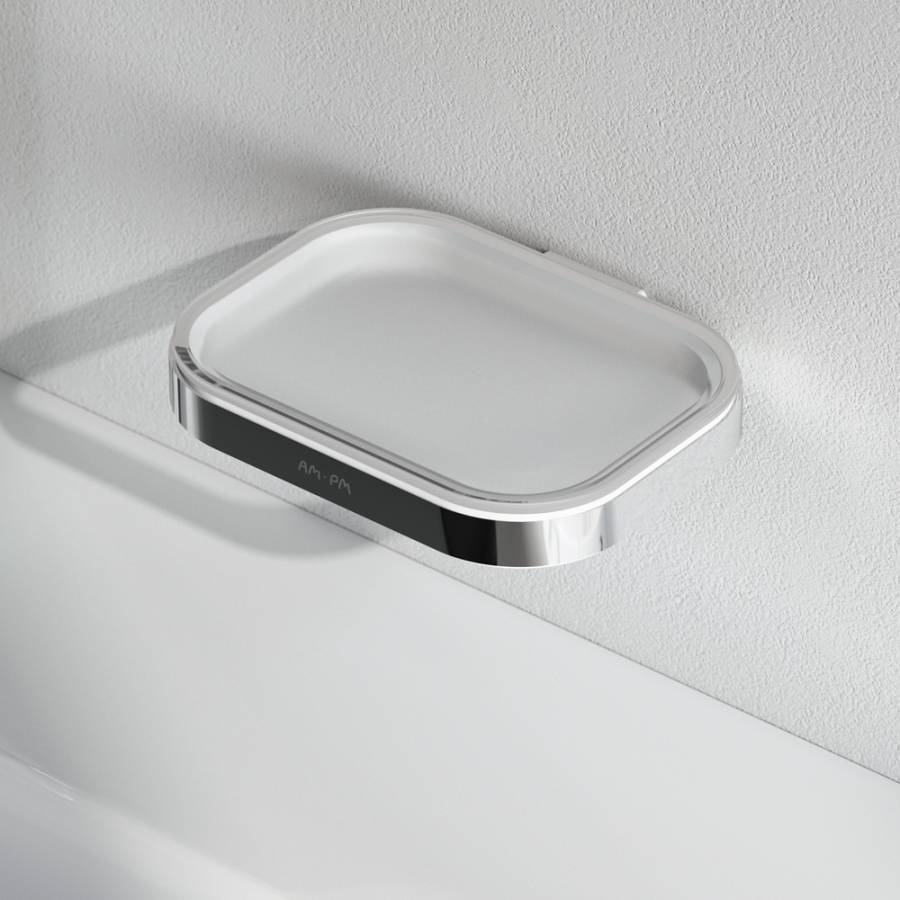 A8F34200 Func Стеклянная мыльница с настенным держателем A8F34200 Func Стеклянная мыльница с настенным держателем