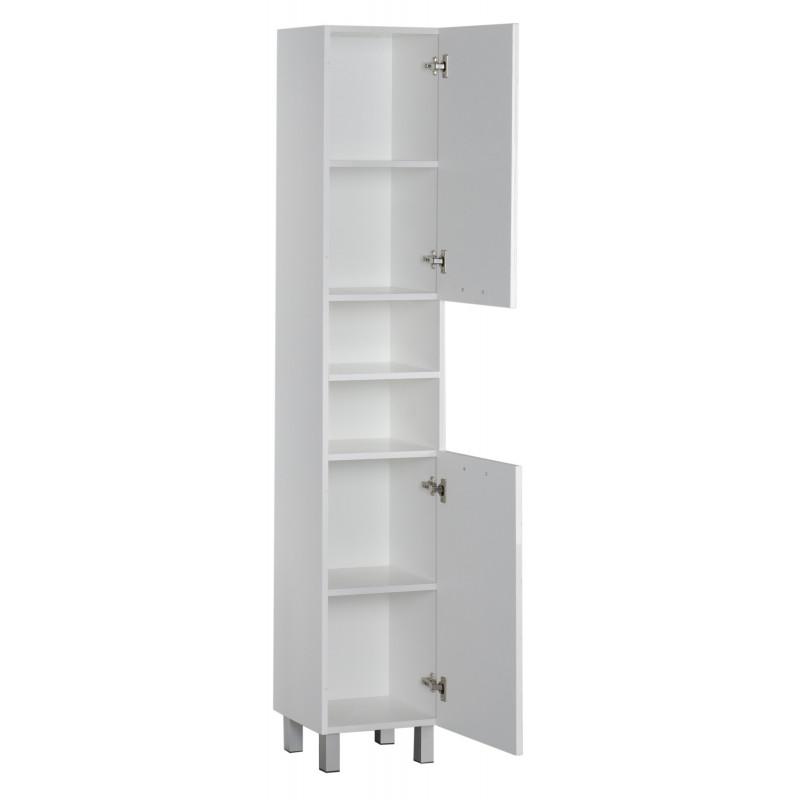 Шкаф-пенал для ванной Aquanet Доминика 35 белый Шкаф-пенал для ванной Aquanet Доминика 35 белый