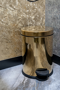 Ведро с педалью золото 10426 Boheme Ведро с педалью золото 10426 Boheme