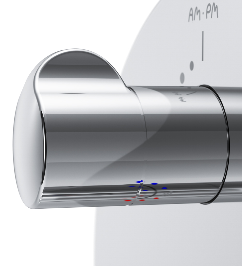 Смеситель Для ванны и душа с термостатом, монтируемый в стену F9085500 Gem Смеситель Для ванны и душа с термостатом, монтируемый в стену F9085500 Gem
