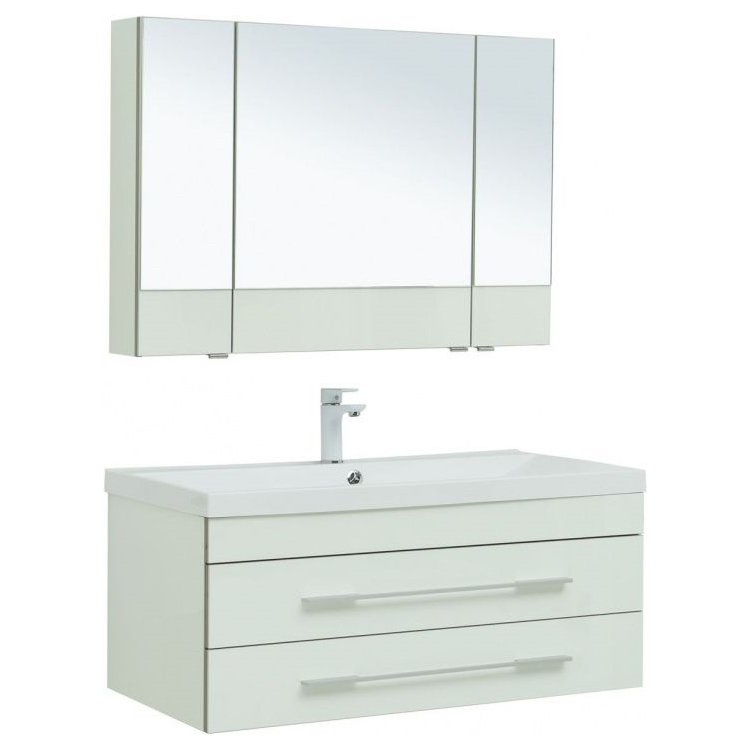 Мебель для ванной Aquanet Верона 100 белый (раковина Нота 284116) Мебель для ванной Aquanet Верона 100 белый (раковина Нота 284116)