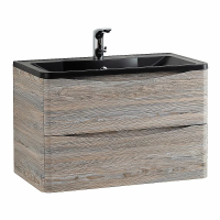 Тумба с раковиной подвесная  BelBagno ACQUA 100 Pino Scania, раковина белая Тумба с раковиной подвесная  BelBagno ACQUA 100 Pino Scania, раковина белая