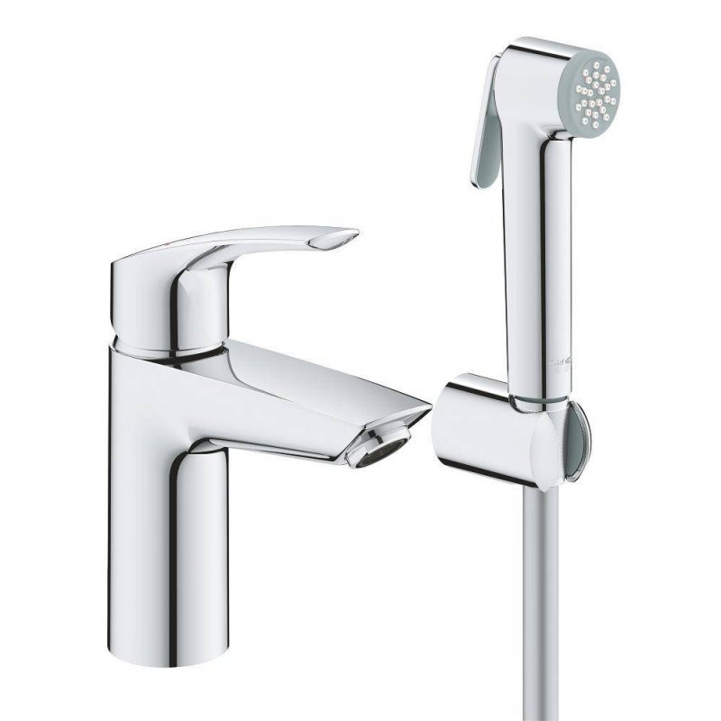 Смеситель Grohe Eurosmart 2021 с гигиеническим душем, 23124003 Смеситель Grohe Eurosmart 2021 с гигиеническим душем, 23124003
