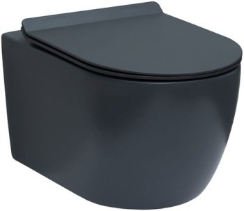 Унитаз подвесной Aquanet Rimless Cetus-GW BL-102N-WHT серый Унитаз подвесной Aquanet Rimless Cetus-GW BL-102N-WHT серый