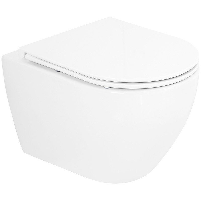 STYLUS-TOR Чаша подвесного унитаза безободкового с системой смыва "Торнадо",  CZR-6601-TH-TOR STYLUS-TOR Чаша подвесного унитаза безободкового с системой смыва "Торнадо",  CZR-6601-TH-TOR