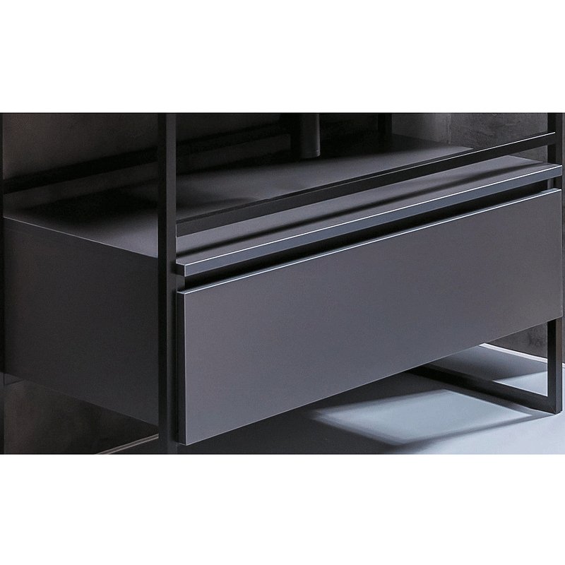 Ящик под консоль LOFT 100 Антрацит, 1 полка 894-100-A Boheme Ящик под консоль LOFT 100 Антрацит, 1 полка 894-100-A Boheme