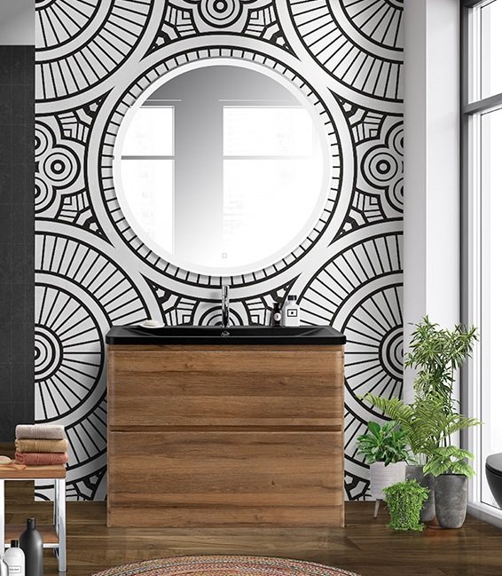 Тумба с раковиной напольная BelBagno ALBANO 100 Pino Scania, раковина белая Тумба с раковиной напольная BelBagno ALBANO 100 Pino Scania, раковина белая