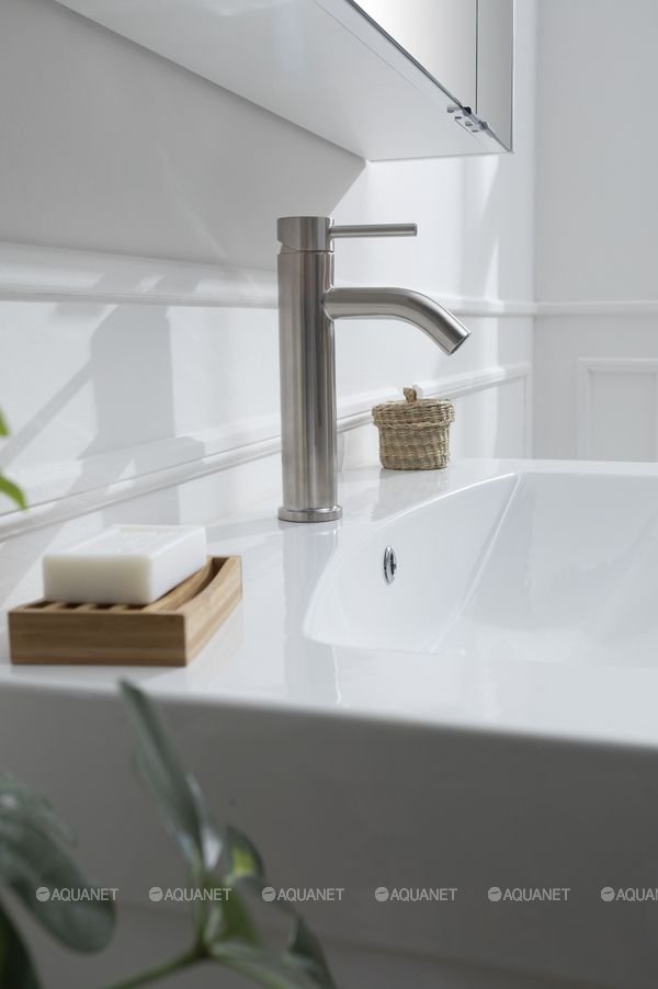 Смеситель для раковины Aquanet Steel AF210-10S Смеситель для раковины Aquanet Steel AF210-10S