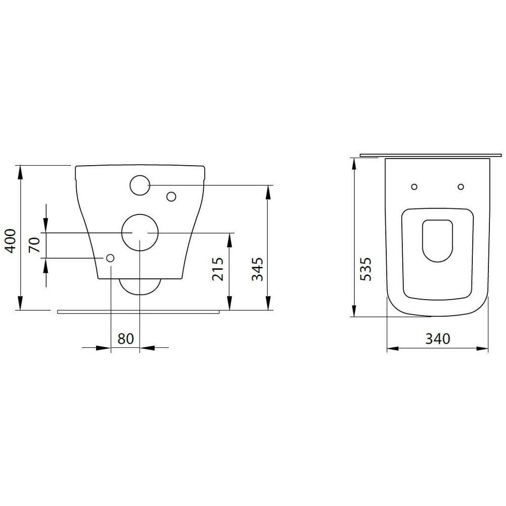 Чаша подвесного унитаза Allen Brau Infinity 4.21011.AN антрацит Чаша подвесного унитаза Allen Brau Infinity 4.21011.AN антрацит