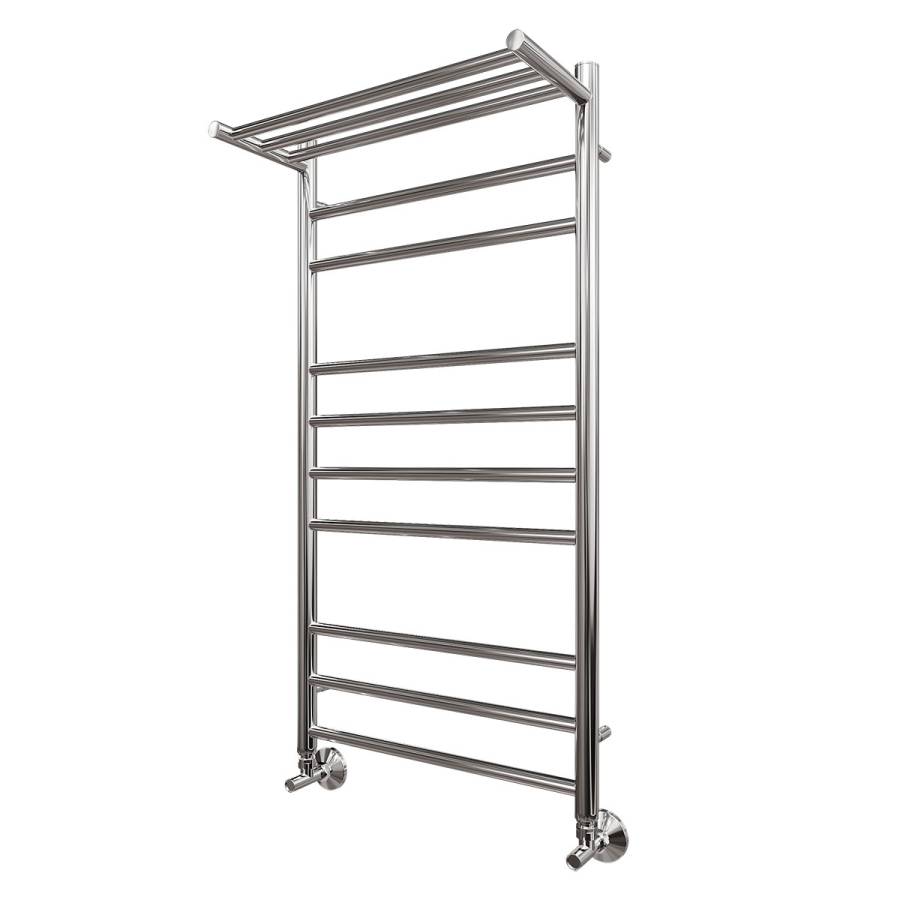 Полотенцесушитель водяной Point Аврора PN10150P П9 500x1000 с полкой, хром Полотенцесушитель водяной Point Аврора PN10150P П9 500x1000 с полкой, хром