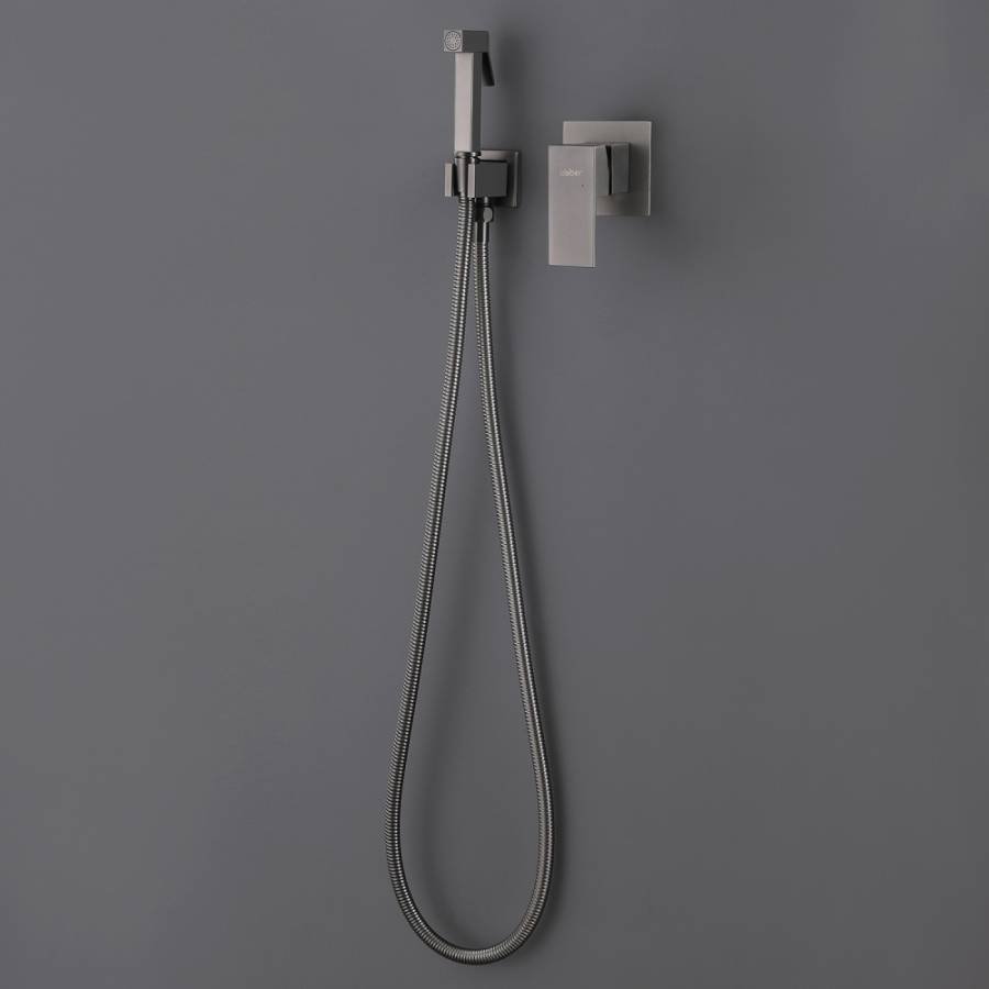 Смеситель ABBER Daheim AF8225NG с гигиеническим душем, никель Смеситель ABBER Daheim AF8225NG с гигиеническим душем, никель