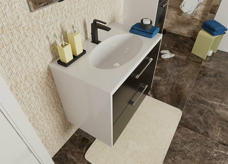 Комплект мебели Vegas 800х450 подвесной 2 ящика (ШхГхВ) 798х446х607 Комплект мебели Vegas 800х450 подвесной 2 ящика (ШхГхВ) 798х446х607