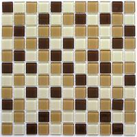 Мозайка стеклянная Latte mix 300*300, м2 Мозайка стеклянная Latte mix 300*300, м2