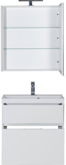 Мебель для ванной Aquanet Латина 70 белый (2 ящика) Мебель для ванной Aquanet Латина 70 белый (2 ящика)