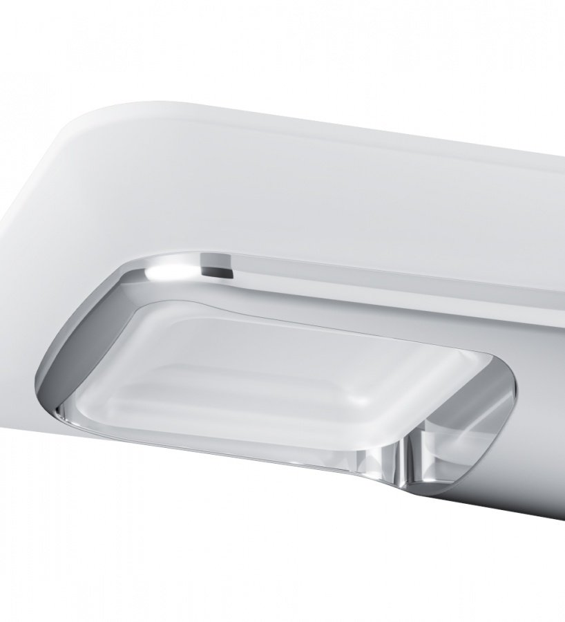 A50A34200 Inspire V2.0, Стеклянная мыльница с настенным держателем, хром, шт A50A34200 Inspire V2.0, Стеклянная мыльница с настенным держателем, хром, шт