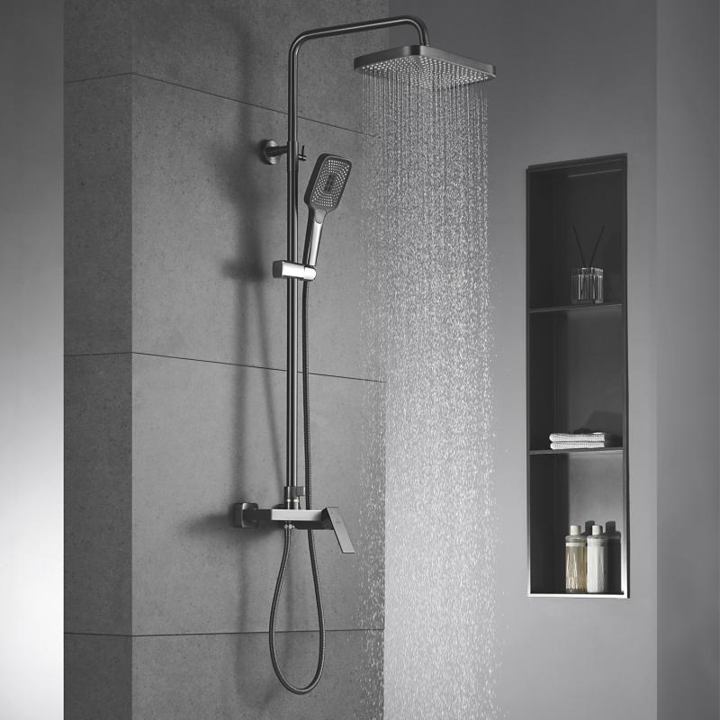 Душевая стойка со смесителем ROSE R18T R1836T-6 Душевая стойка со смесителем ROSE R18T R1836T-6