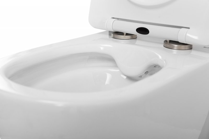 UNO 2.1 Унитаз подвесной безободковый с сиденьем дюропласт soft close BB7006CHR/SC UNO 2.1 Унитаз подвесной безободковый с сиденьем дюропласт soft close BB7006CHR/SC