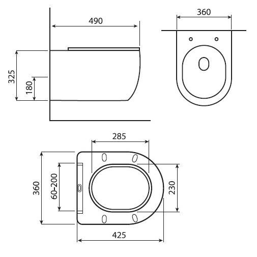 Крышка-сиденье для унитаза Allen Brau Fantasy Soft-Close 4.11005.PT петроль Крышка-сиденье для унитаза Allen Brau Fantasy Soft-Close 4.11005.PT петроль