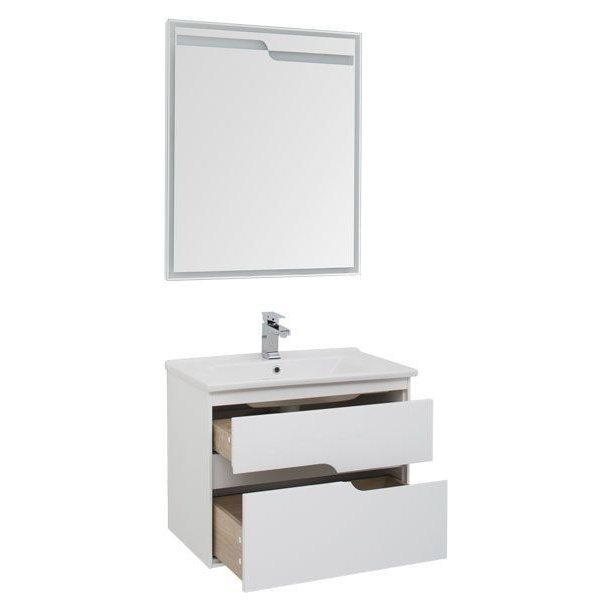 Мебель для ванной Aquanet Модена 75 белый Мебель для ванной Aquanet Модена 75 белый