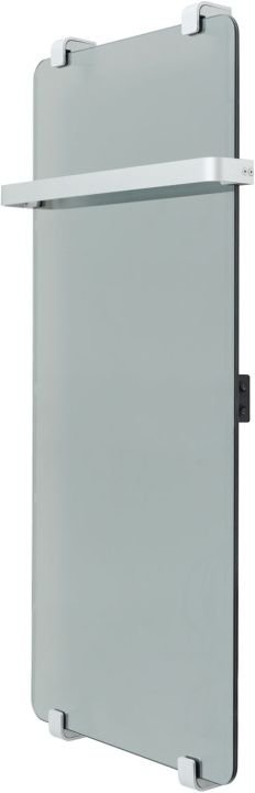 Полотенцесушитель электрический Allen Brau Infinity 100x44 с рейлингом и креплением, серебро браш Полотенцесушитель электрический Allen Brau Infinity 100x44 с рейлингом и креплением, серебро браш