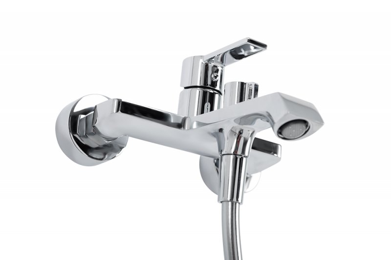 AURORA Смеситель для ванны и душа в комплекте с ручным душем, шлангом и держателем, хром AURORA-VASM-CRM AURORA Смеситель для ванны и душа в комплекте с ручным душем, шлангом и держателем, хром AURORA-VASM-CRM