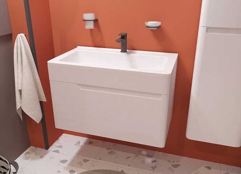 Комплект мебели Kare Luxe 800х450 подвесной 1 ящик (ШхГхВ) 798х446х475 Комплект мебели Kare Luxe 800х450 подвесной 1 ящик (ШхГхВ) 798х446х475