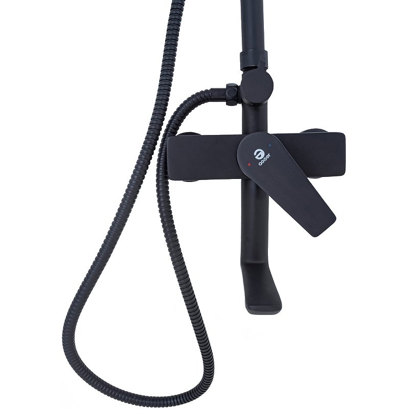 Душевая стойка Agger Brilliant A0394444 черная Душевая стойка Agger Brilliant A0394444 черная