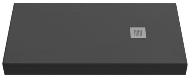 Душевой поддон Creto Ares 160x90 прямоугольный, черный Душевой поддон Creto Ares 160x90 прямоугольный, черный