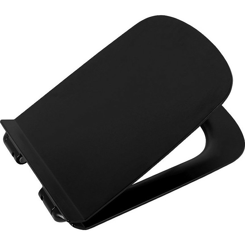 SELA Сиденье дюропласт, soft close, металлическое крепление, черное матовое, BB3201SC-MB SELA Сиденье дюропласт, soft close, металлическое крепление, черное матовое, BB3201SC-MB