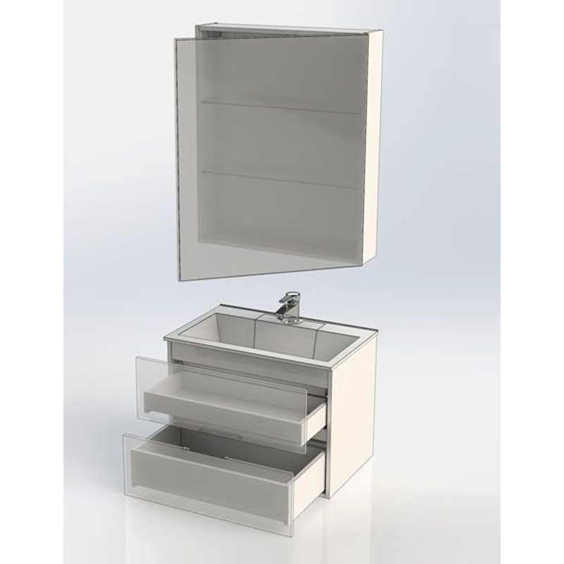 Мебель для ванной Aquanet Алвита 70 серый антрацит Мебель для ванной Aquanet Алвита 70 серый антрацит